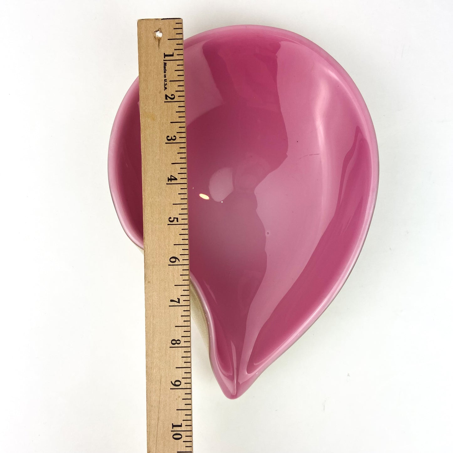 Murano Pink + Gold Cased Biomorphic Glass Catchall/Ashtray #O1090