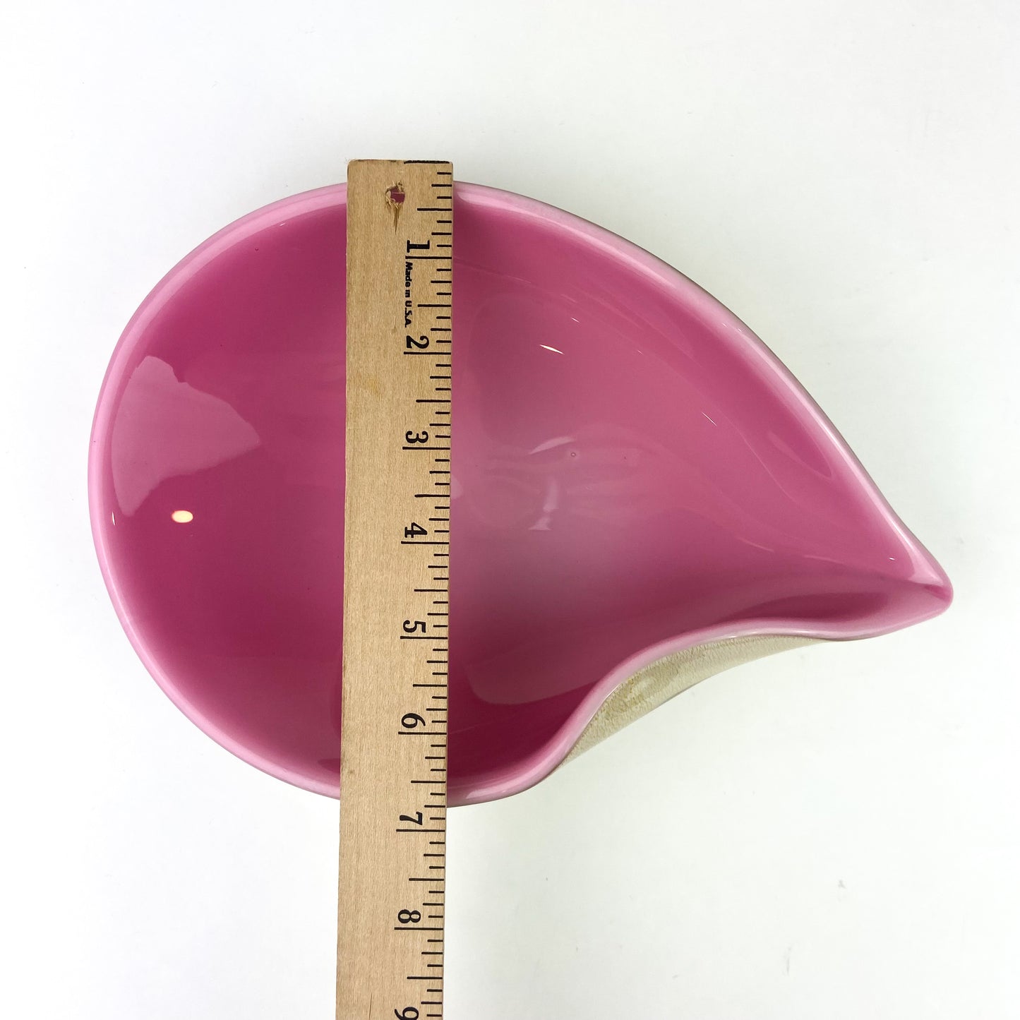 Murano Pink + Gold Cased Biomorphic Glass Catchall/Ashtray #O1090