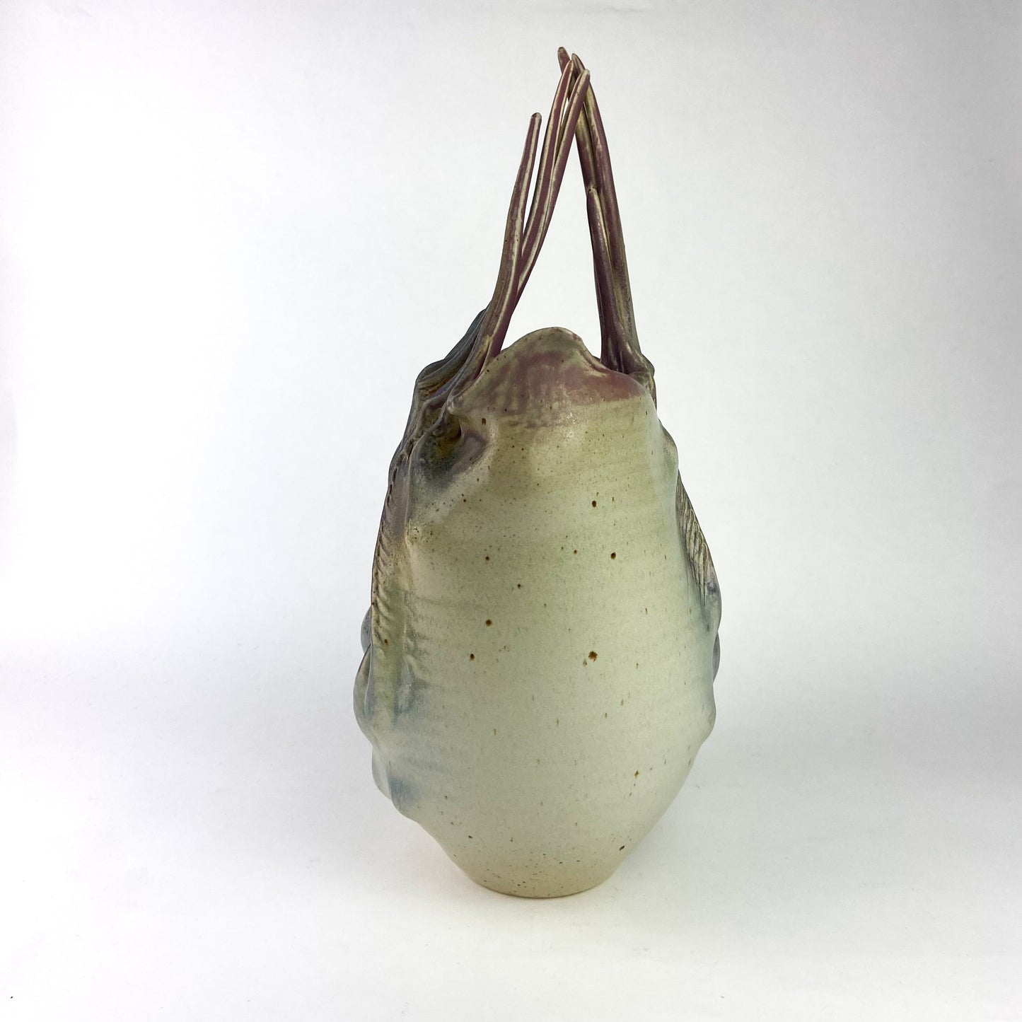 Large Sculptural Studio Art Pottery Vase #O1117