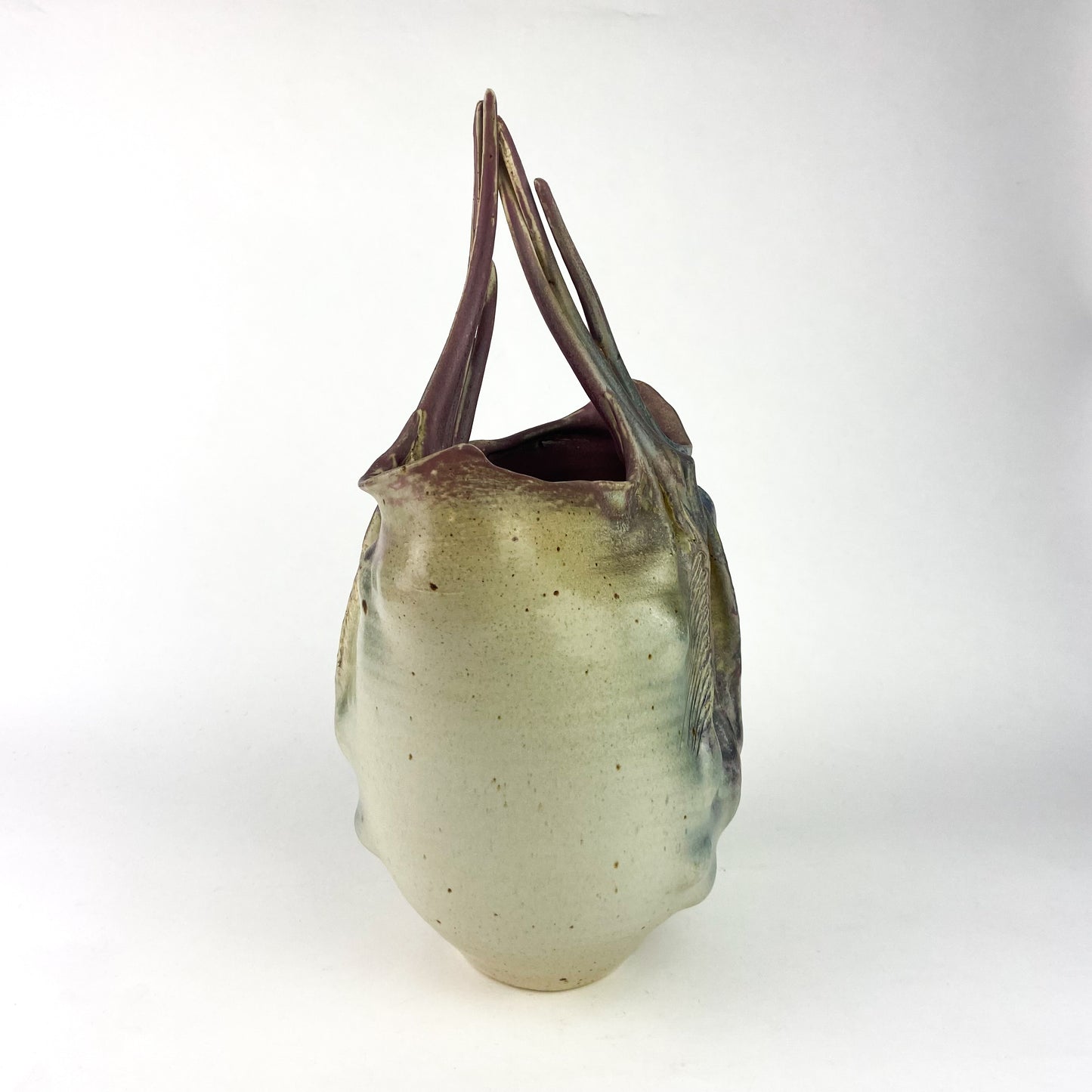 Large Sculptural Studio Art Pottery Vase #O1117