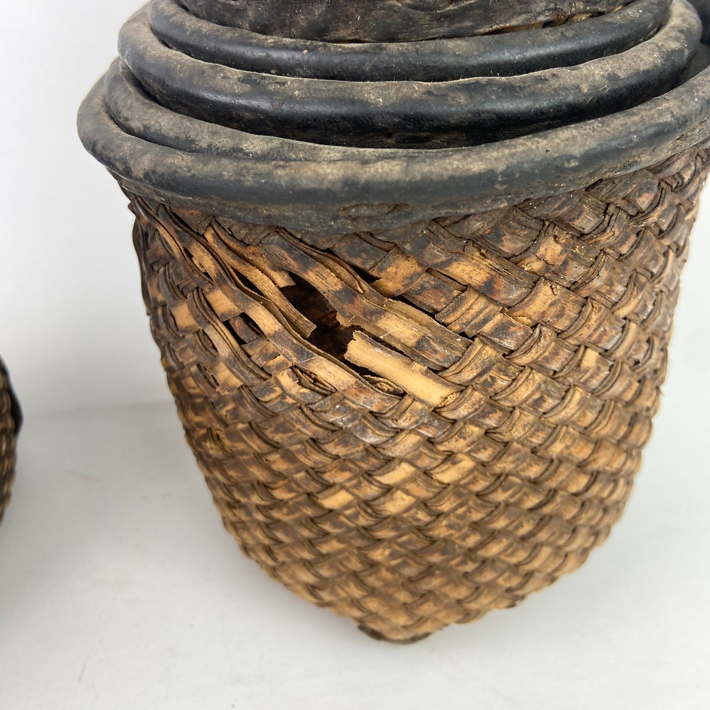 Antique African Nesting Baskets #O1119