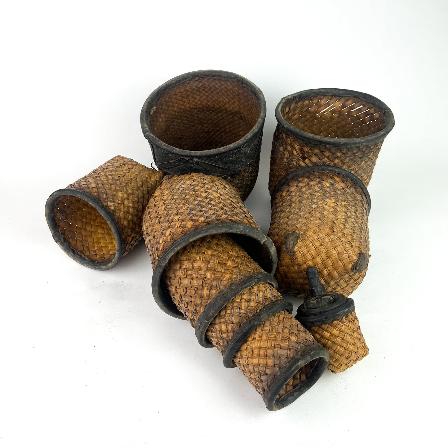 Antique African Nesting Baskets #O1119