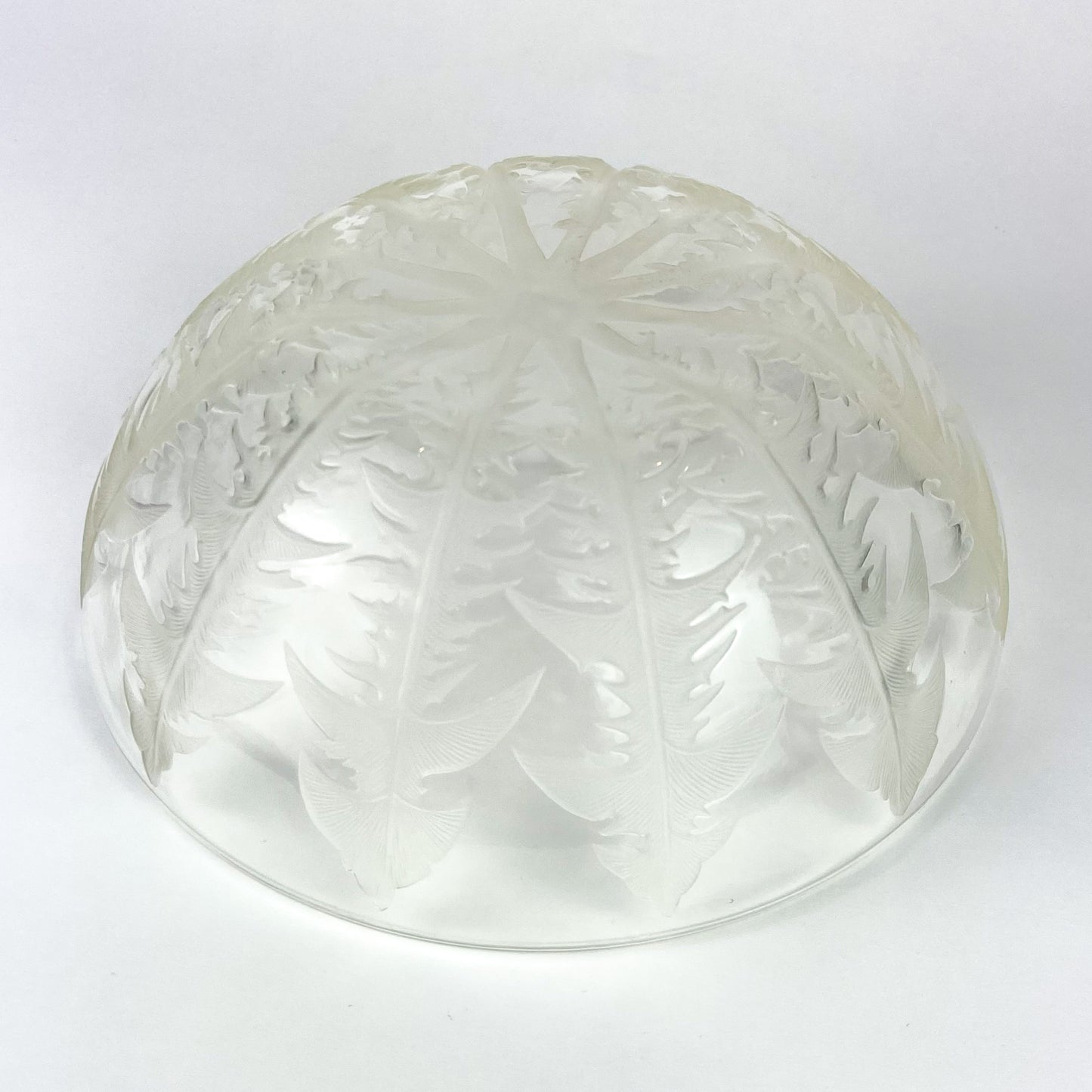 Early René Lalique Pissenlit Frosted Glass Bowl #O1131