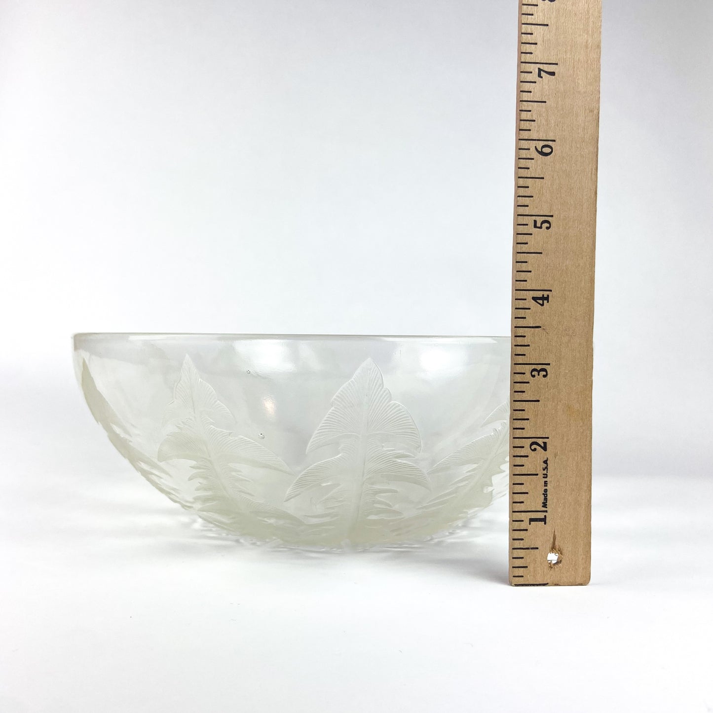 Early René Lalique Pissenlit Frosted Glass Bowl #O1131