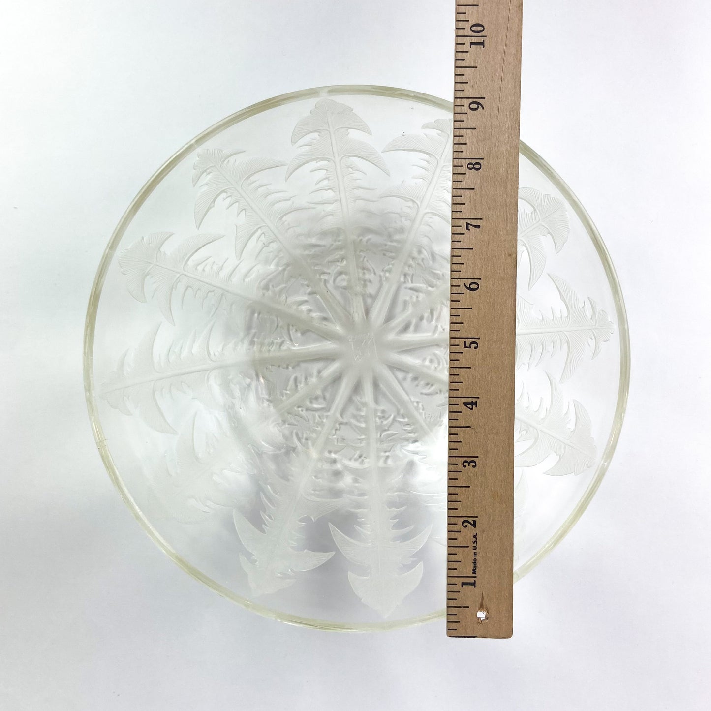 Early René Lalique Pissenlit Frosted Glass Bowl #O1131