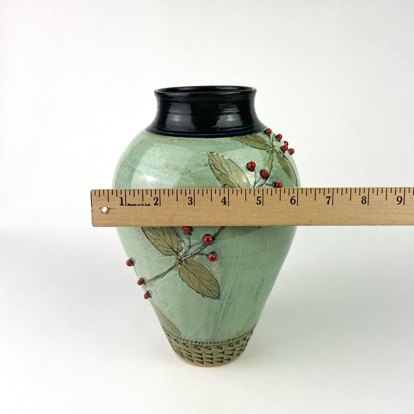 Large Mountain Laurel Vase by Suzanne Crane Fine Stoneware #O1139