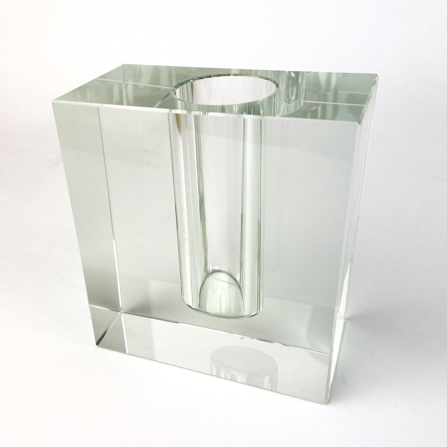 Tizo Cut Crystal Modernist Bud Vase #O1180