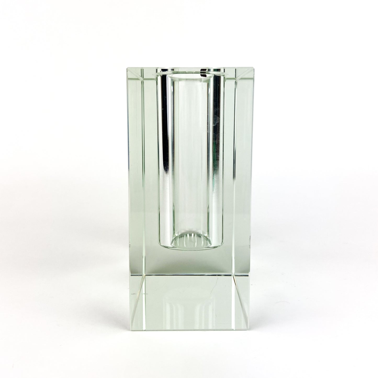 Tizo Cut Crystal Modernist Bud Vase #O1180