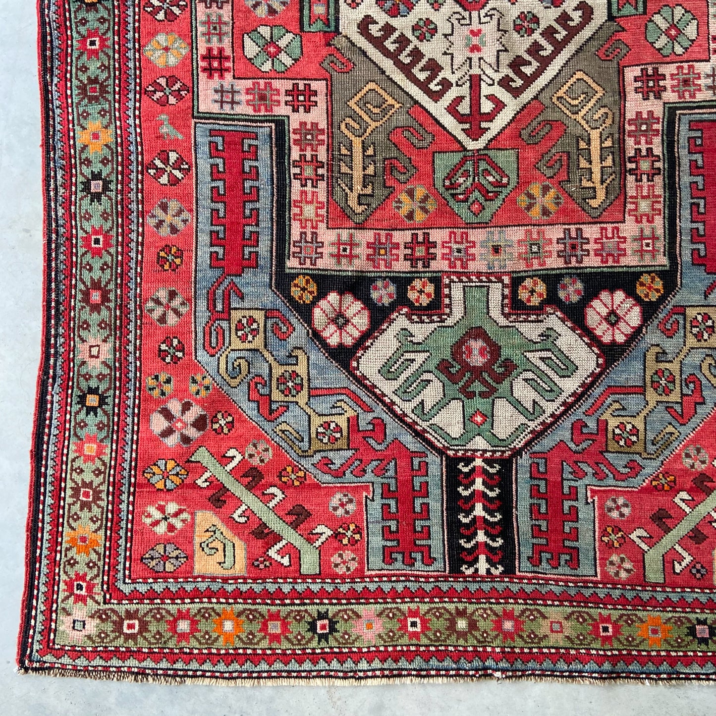 Semi-Antique Lori Pembak Accent Rug #R917 - 4'1" x 7'3"