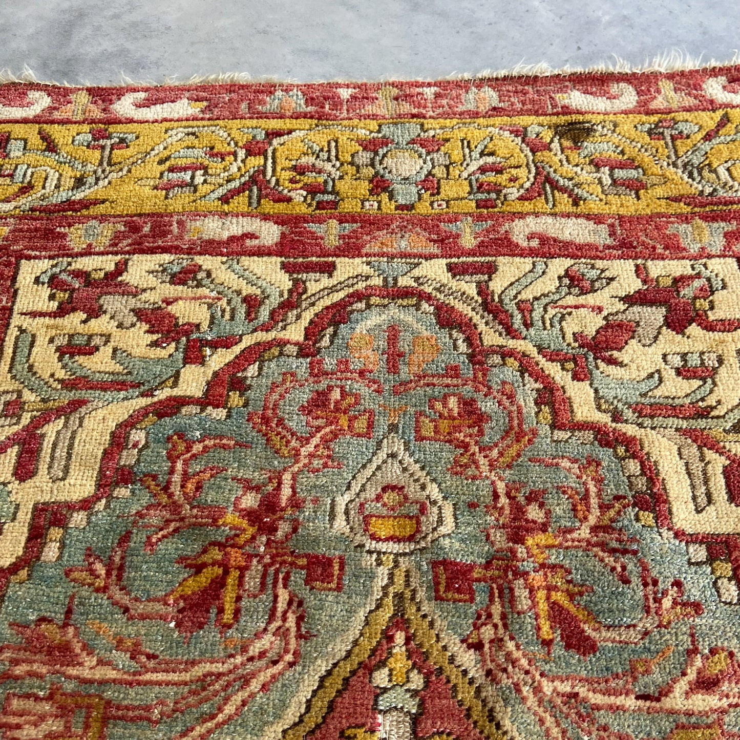 Antique Turkish Sevas Accent Rug #R911 - 3'9" x 5'7"