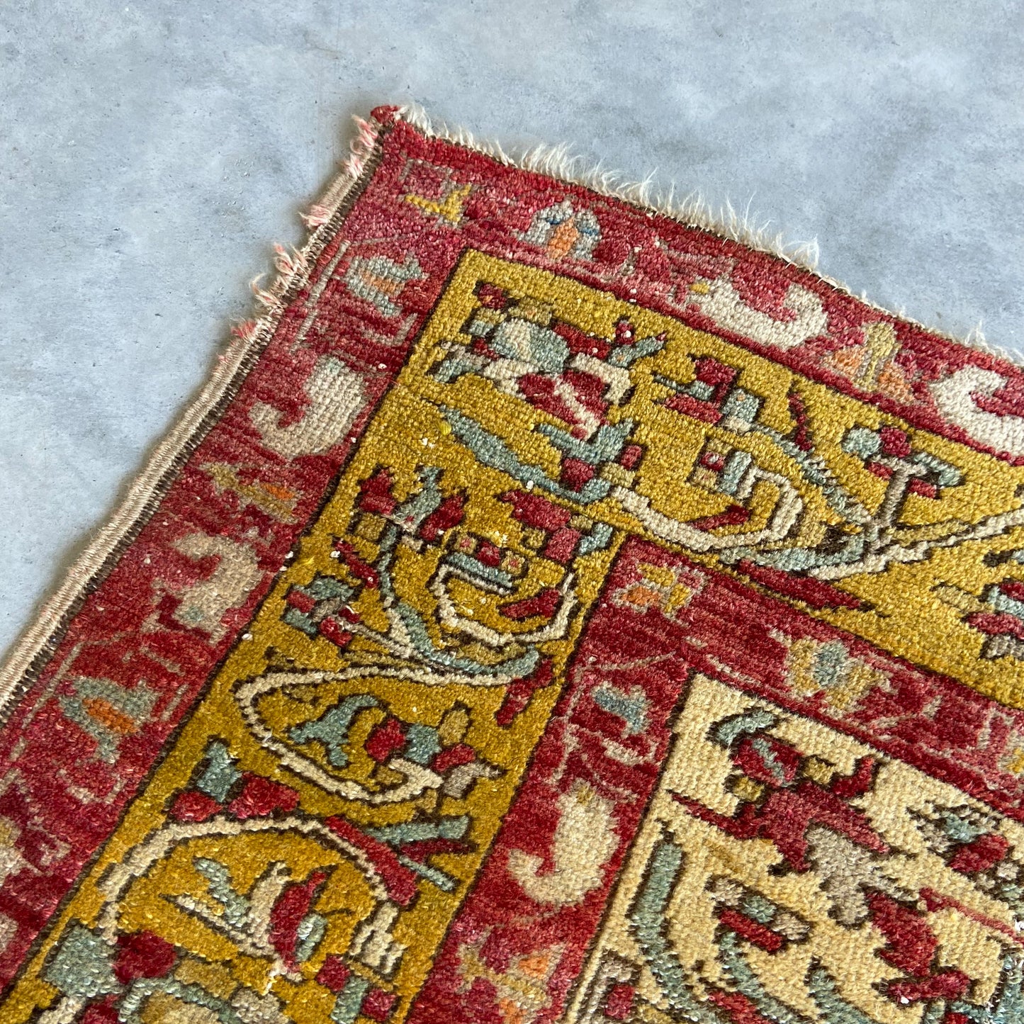 Antique Turkish Sevas Accent Rug #R911 - 3'9" x 5'7"