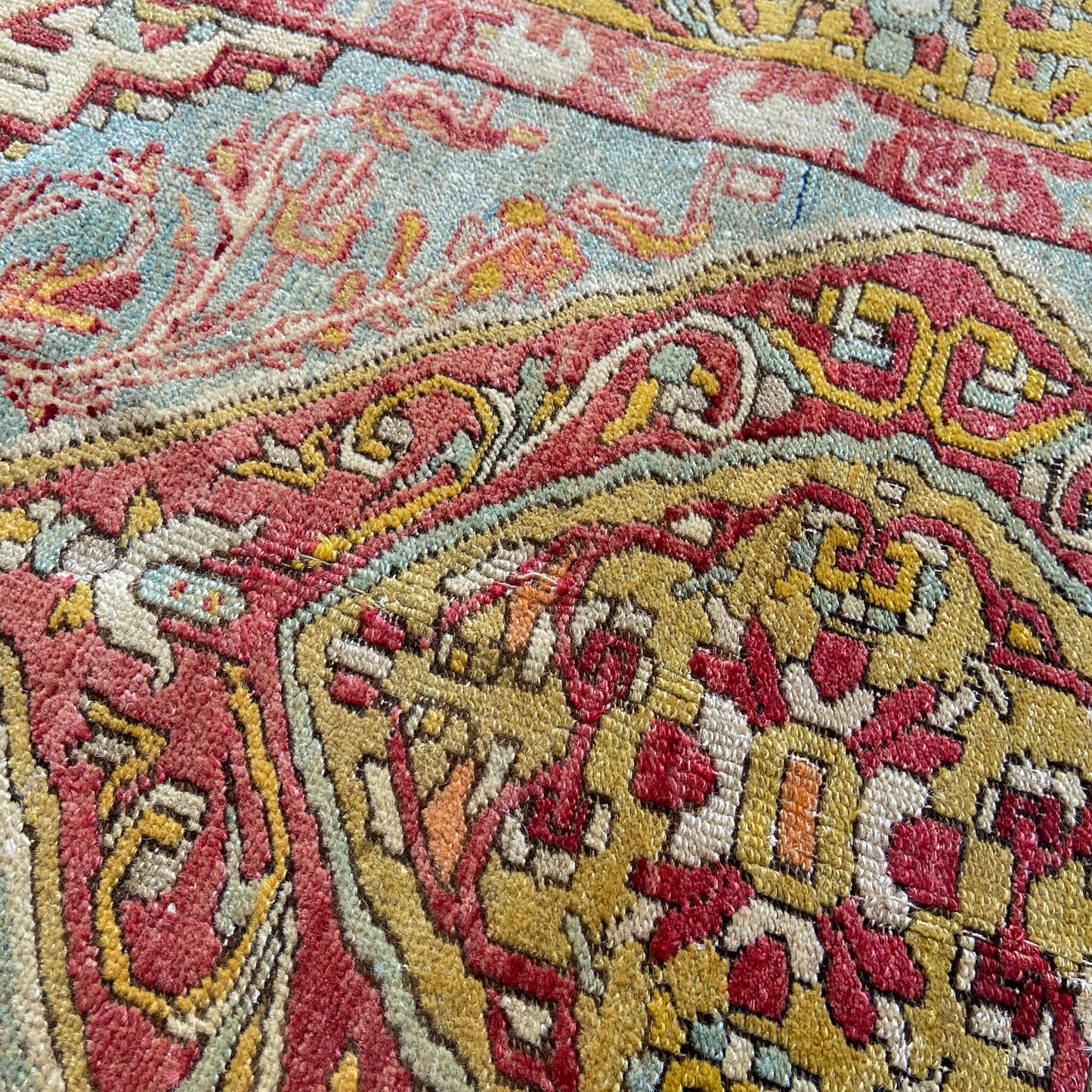 Antique Turkish Sevas Accent Rug #R911 - 3'9" x 5'7"