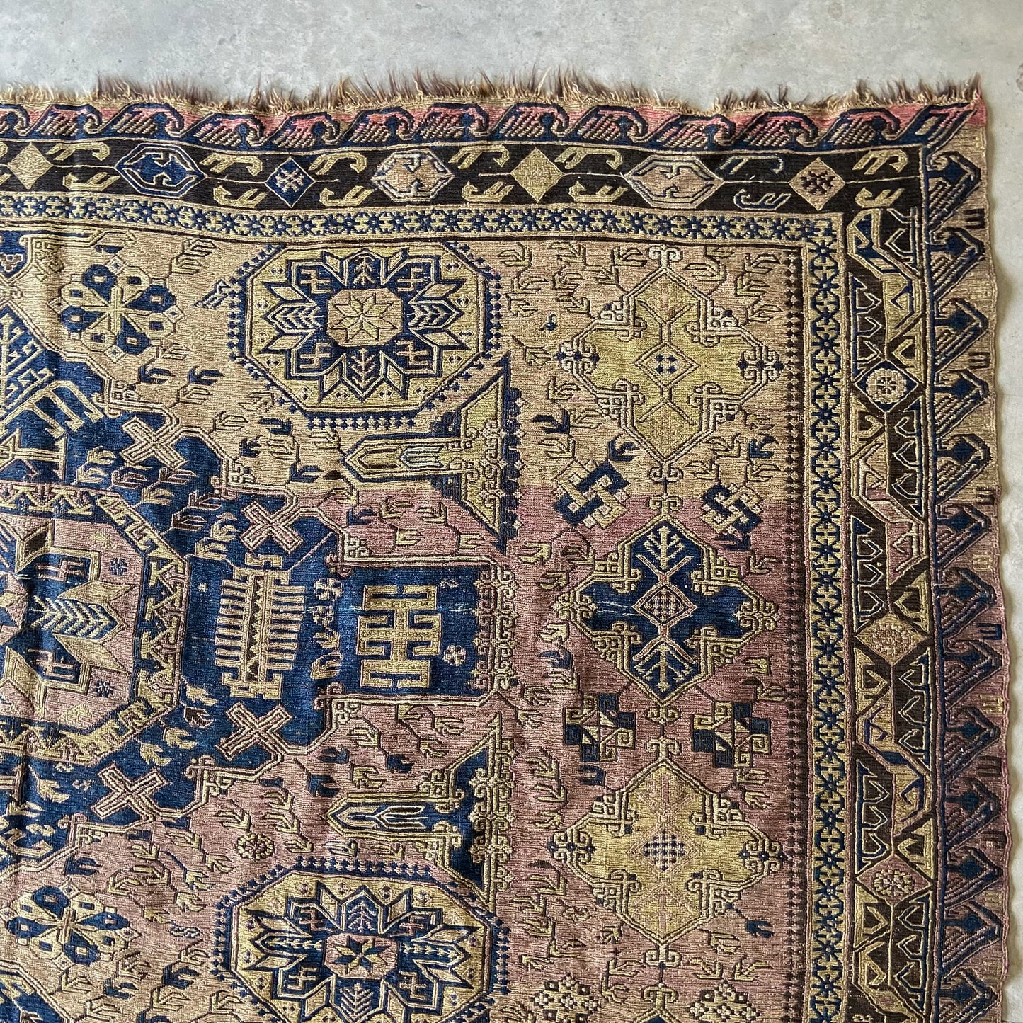 Antique Soumak Area Rug #R924 - 8' x 10'3"