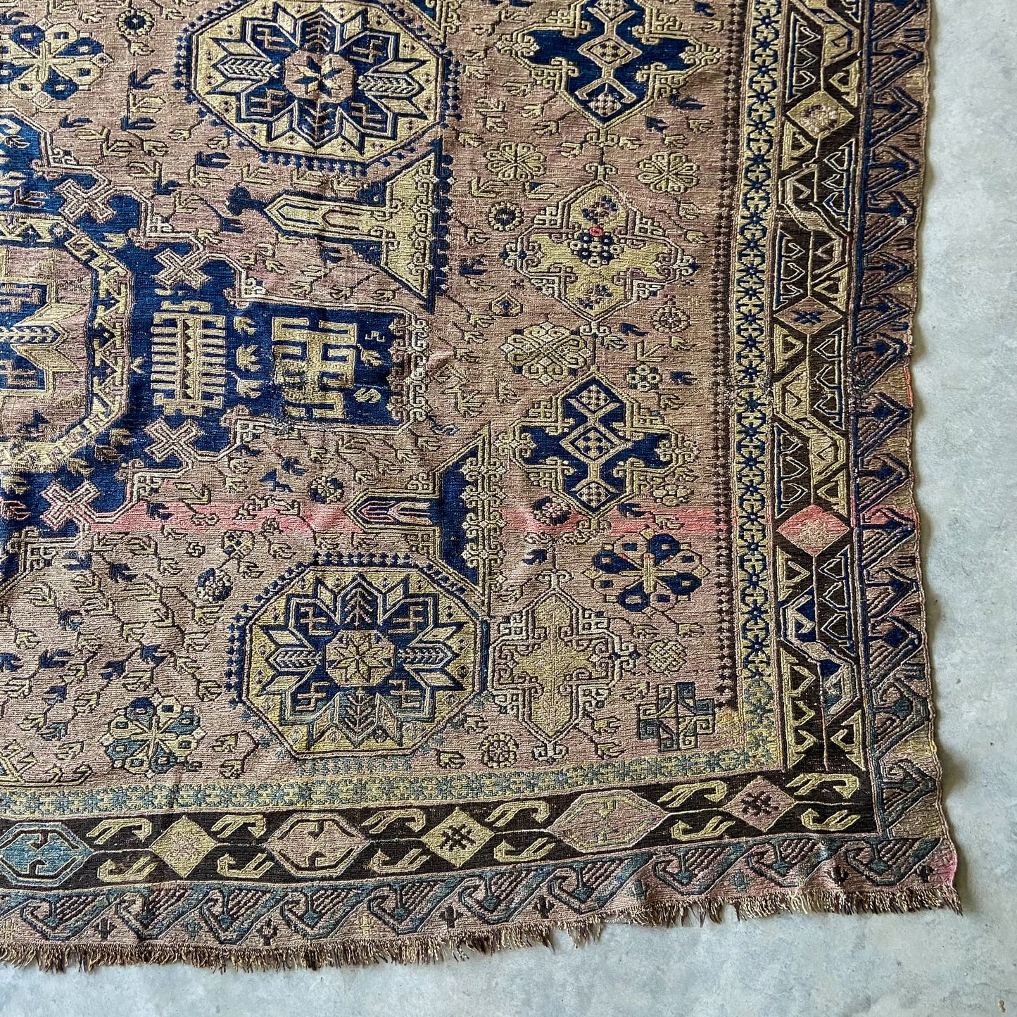 Antique Soumak Area Rug #R924 - 8' x 10'3"