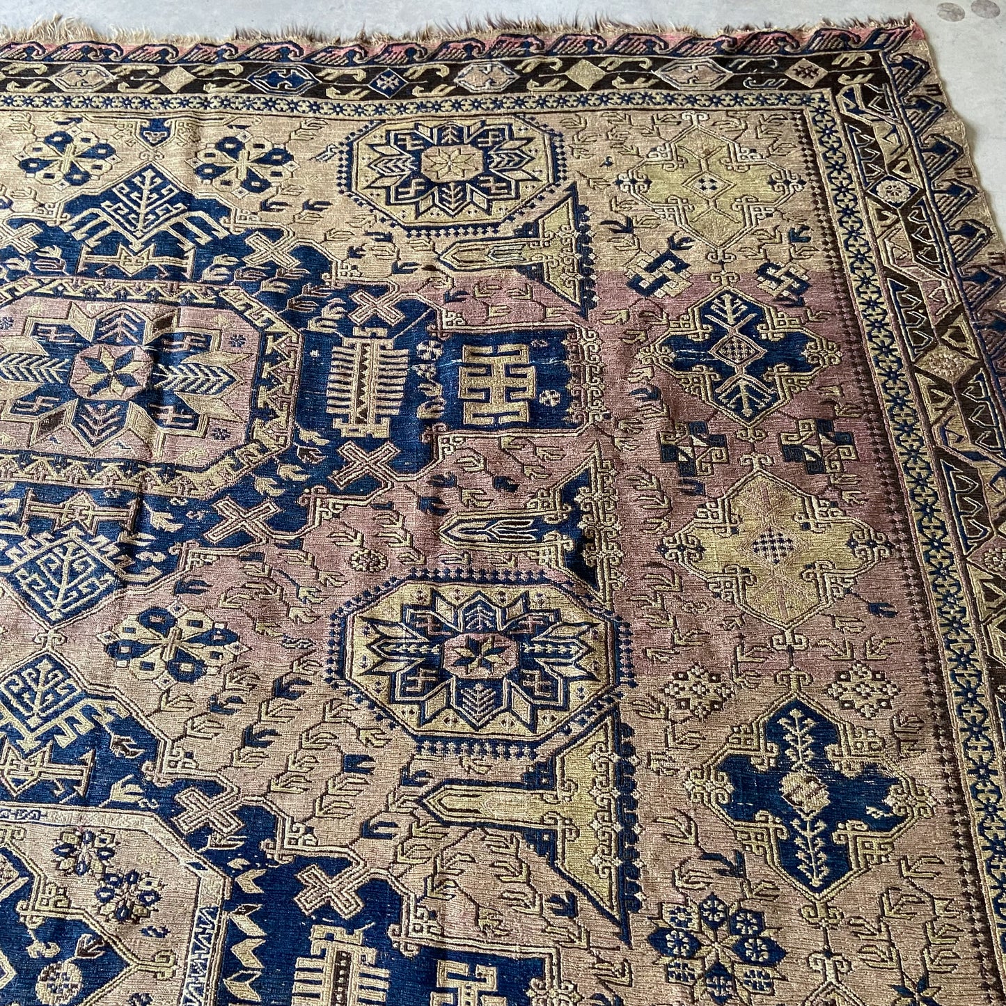 Antique Soumak Area Rug #R924 - 8' x 10'3"