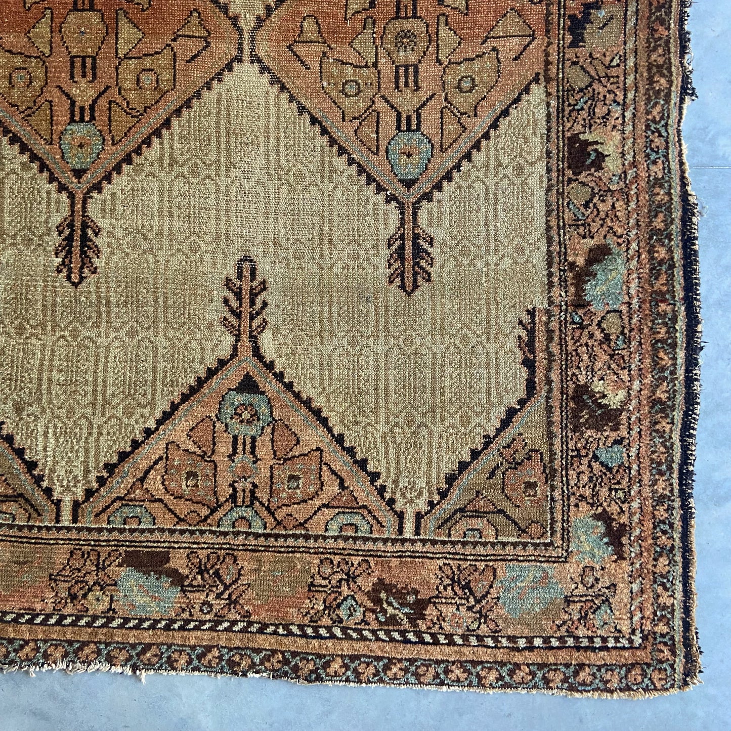 Antique Serab Accent Rug #R933 - 4'5" x 6'9"