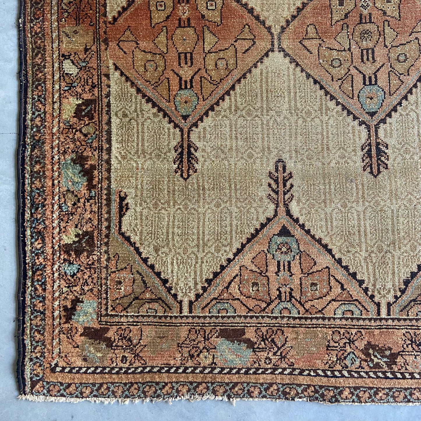 Antique Serab Accent Rug #R933 - 4'5" x 6'9"