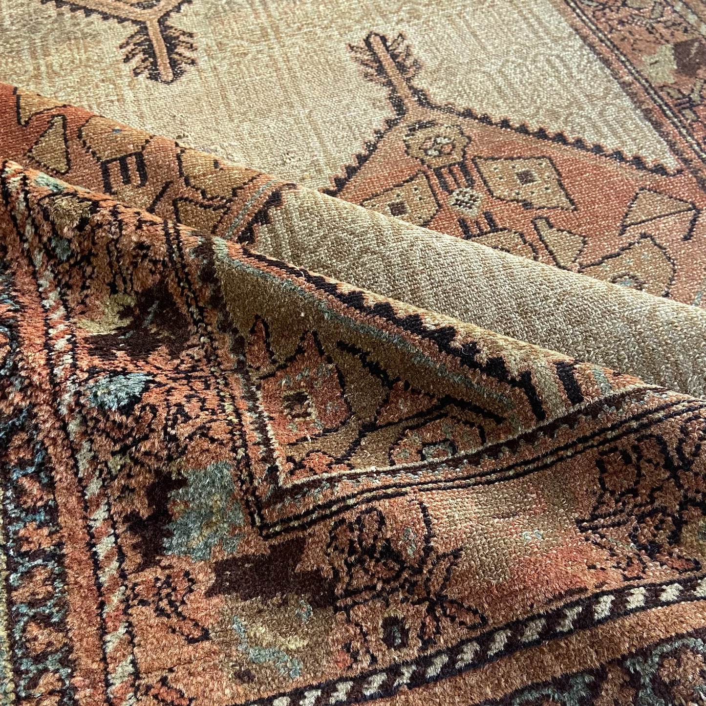 Antique Serab Accent Rug #R933 - 4'5" x 6'9"