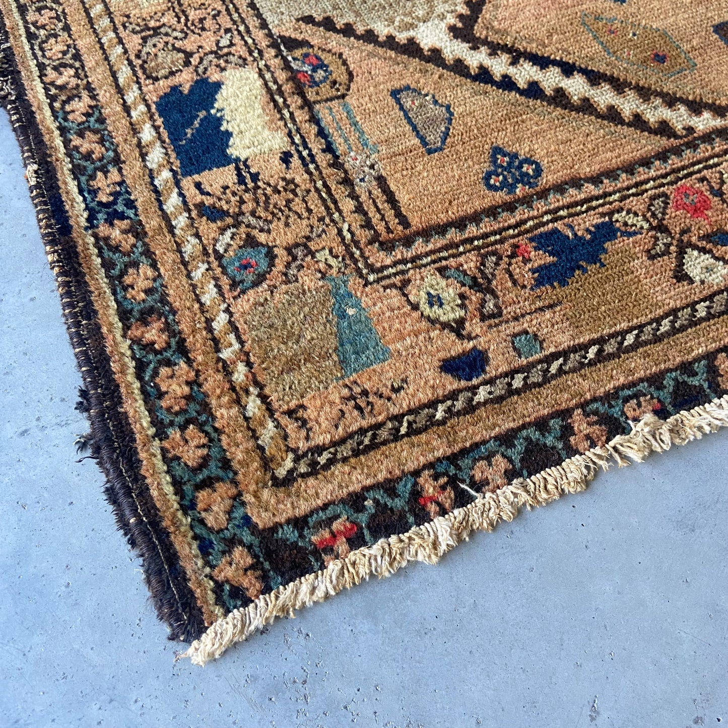 Antique Serab Accent Rug #R933 - 4'5" x 6'9"