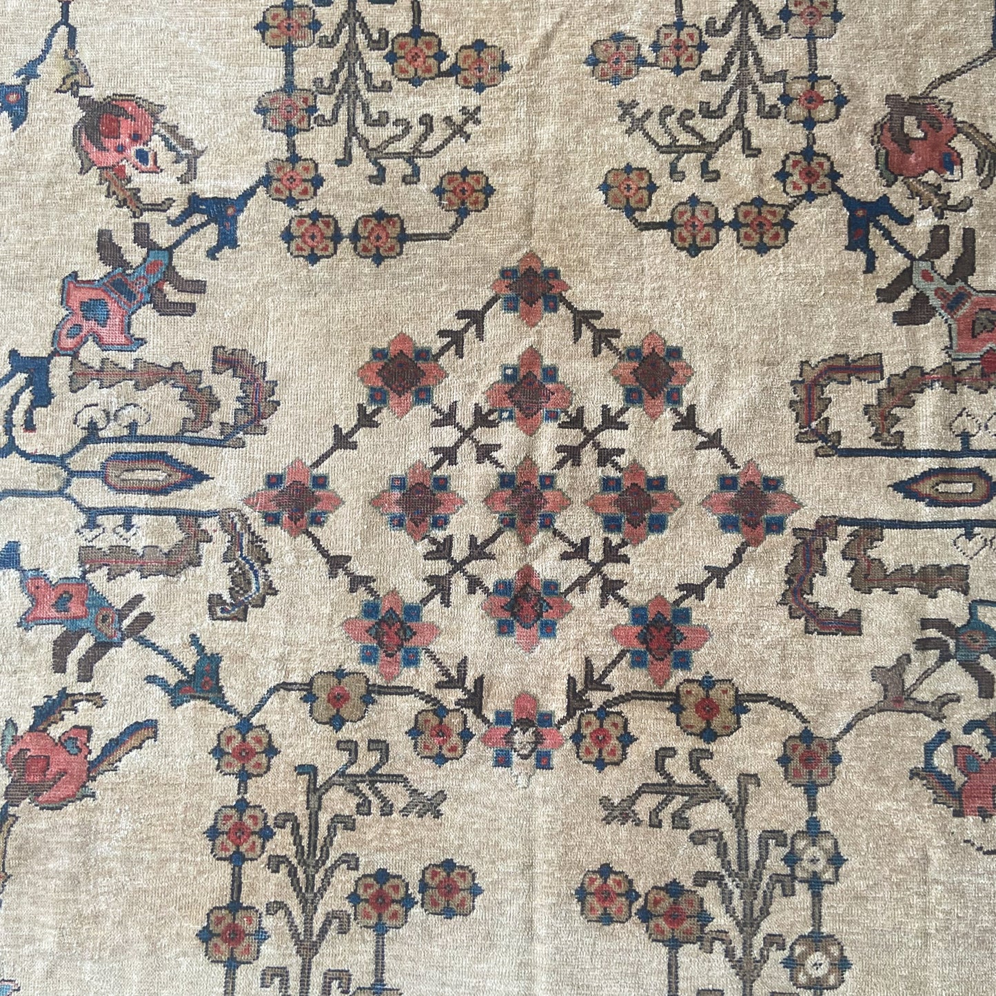 Antique Mahal Oversized Area Rug #R934 - 10'9" x 13'7"