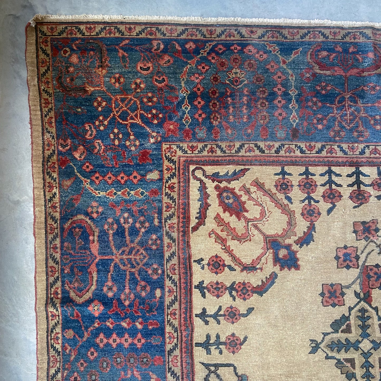 Antique Mahal Oversized Area Rug #R934 - 10'9" x 13'7"