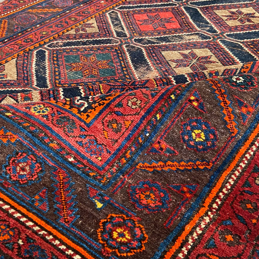 Antique Afshar Gallery Rug #R1177 - 5'2" x 9'3"