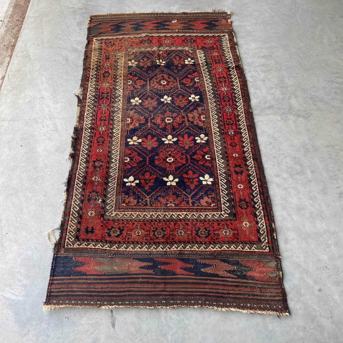 Antique Baluch Runner #R1234 - 3'1" x 6'4"