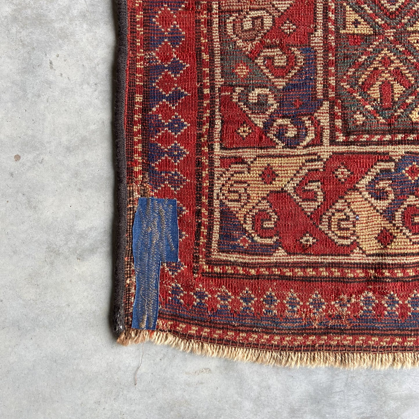 Antique Kazak Gallery Rug #R1266 - 3'7" x 9'5"