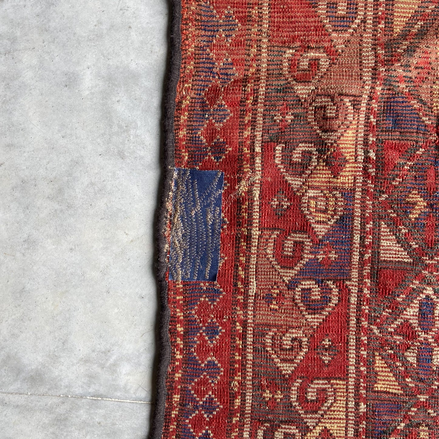Antique Kazak Gallery Rug #R1266 - 3'7" x 9'5"