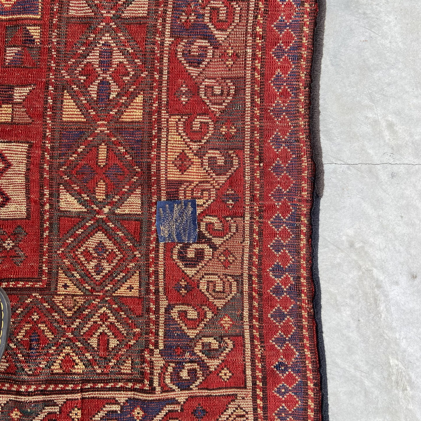 Antique Kazak Gallery Rug #R1266 - 3'7" x 9'5"