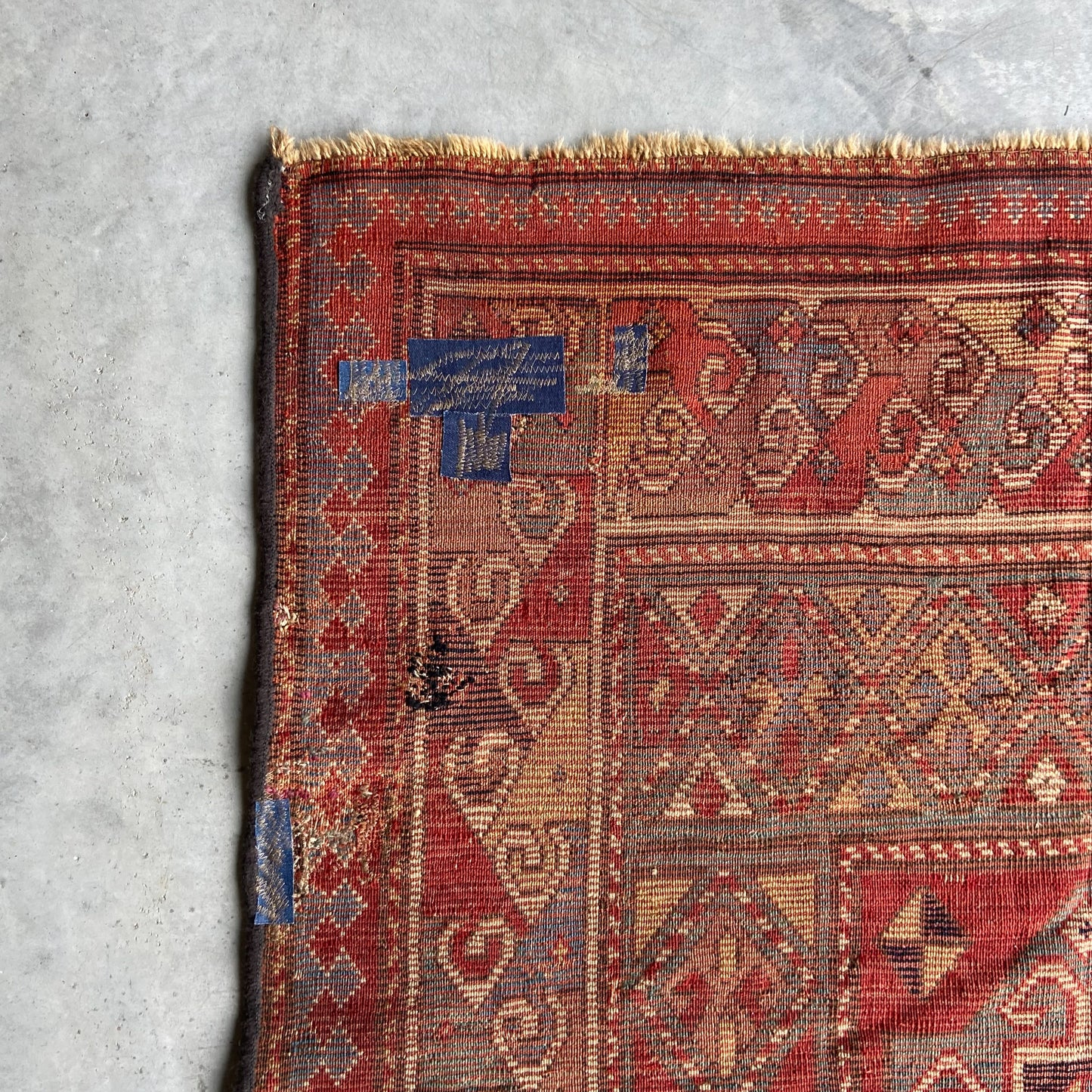 Antique Kazak Gallery Rug #R1266 - 3'7" x 9'5"