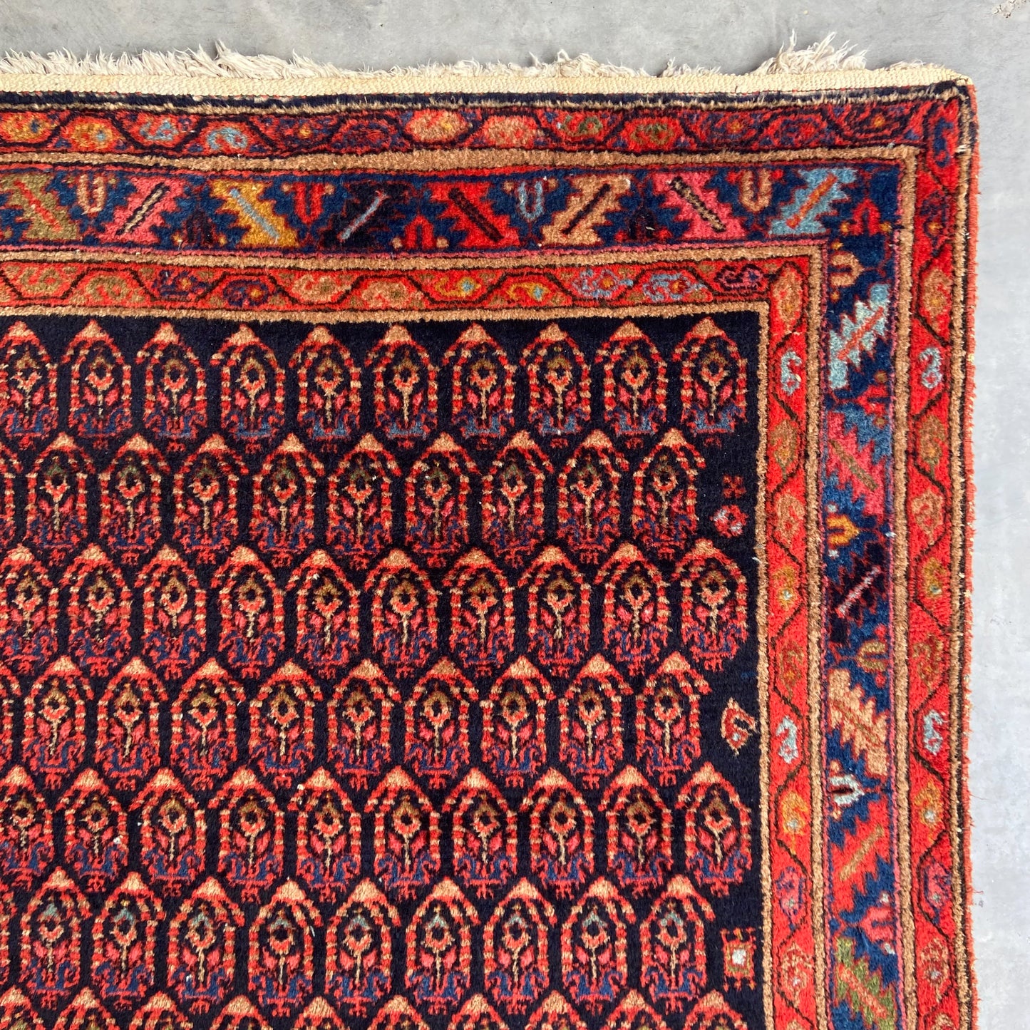 Antique Malayer Accent Rug #R1273 - 4'1" x 6'7"
