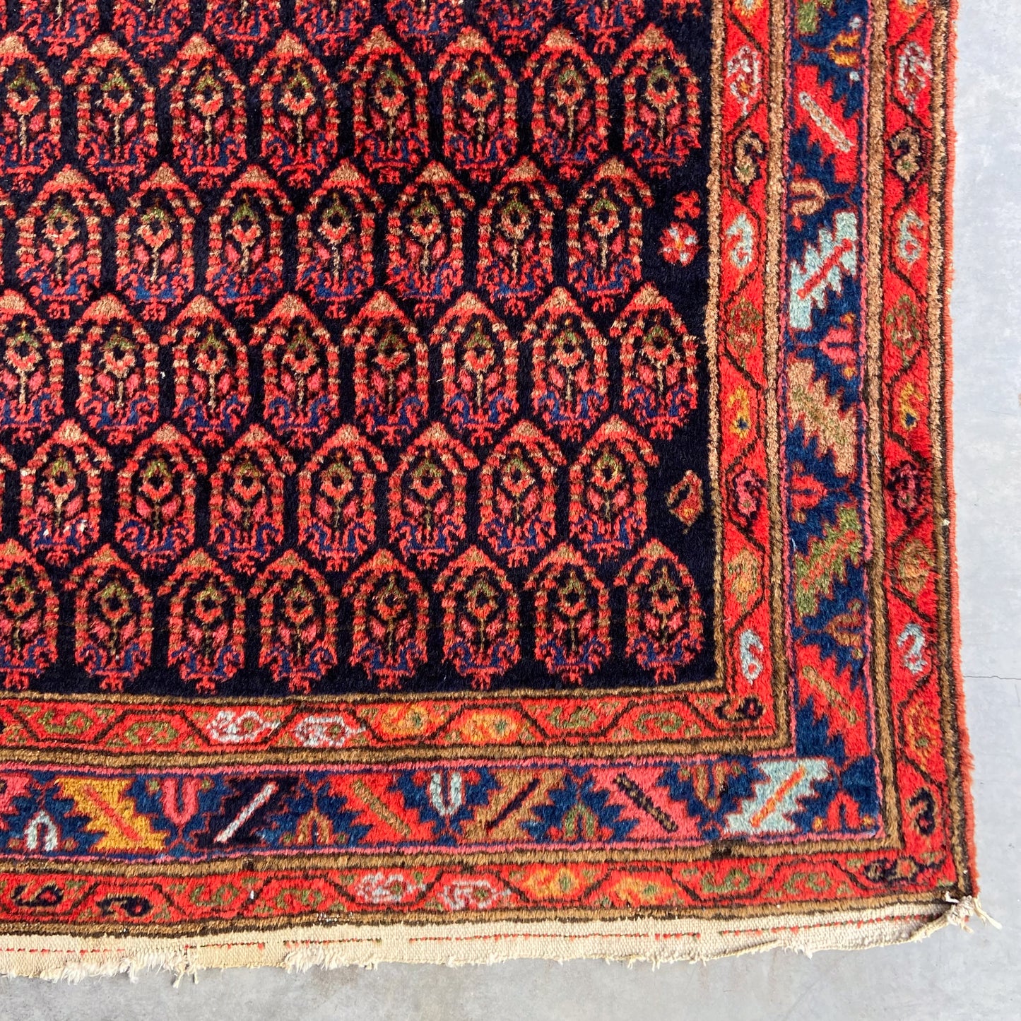 Antique Malayer Accent Rug #R1273 - 4'1" x 6'7"