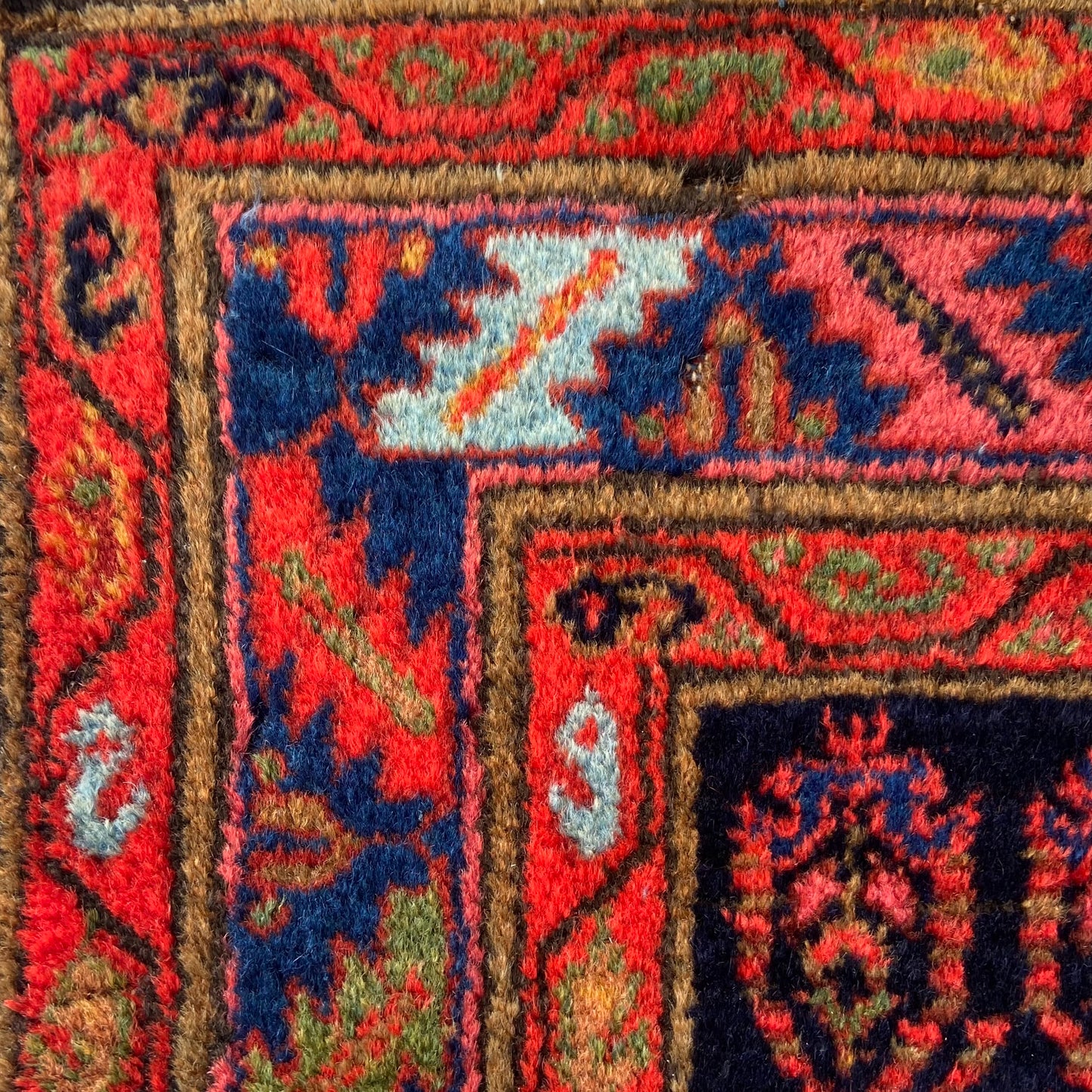 Antique Malayer Accent Rug #R1273 - 4'1" x 6'7"