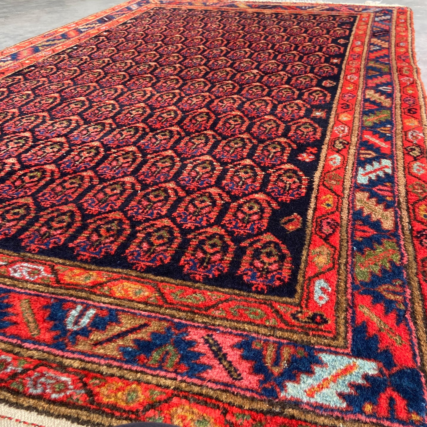 Antique Malayer Accent Rug #R1273 - 4'1" x 6'7"