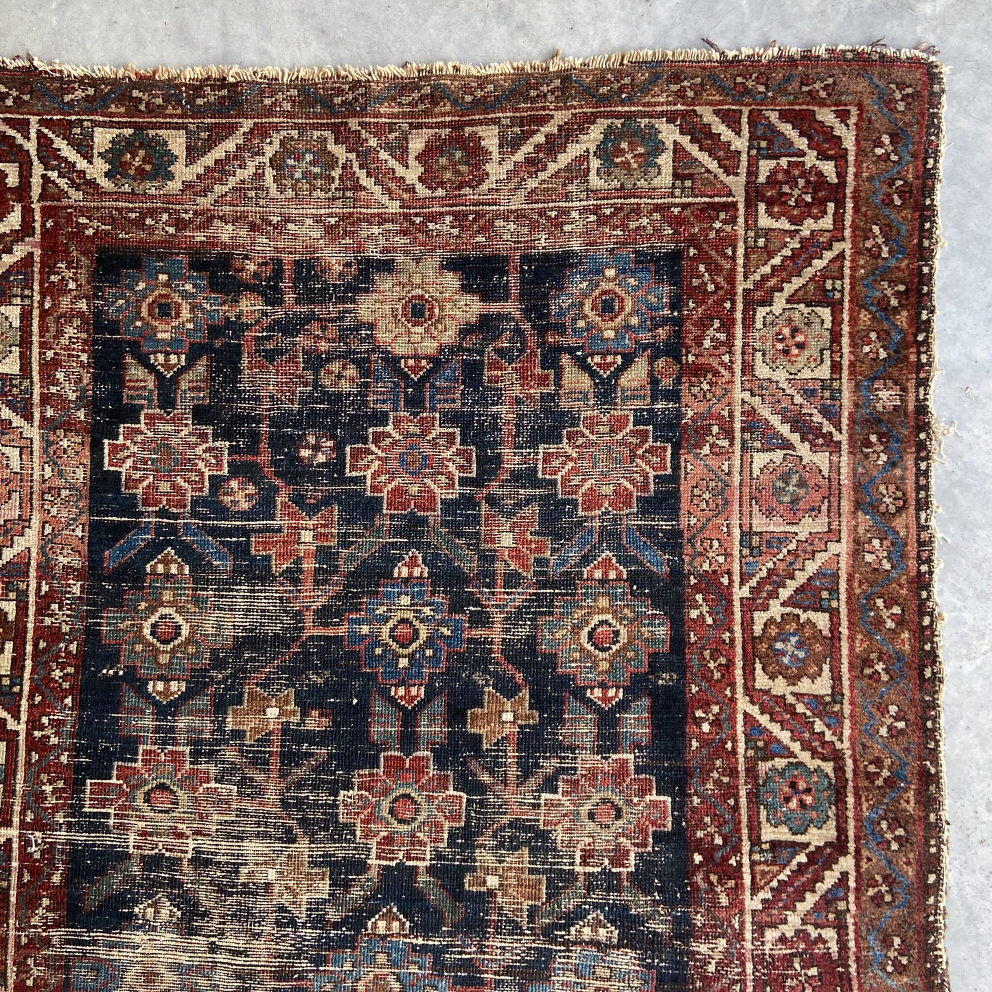 Antique Caucasian Accent Rug #R1275 - 3'6" x 6'3"