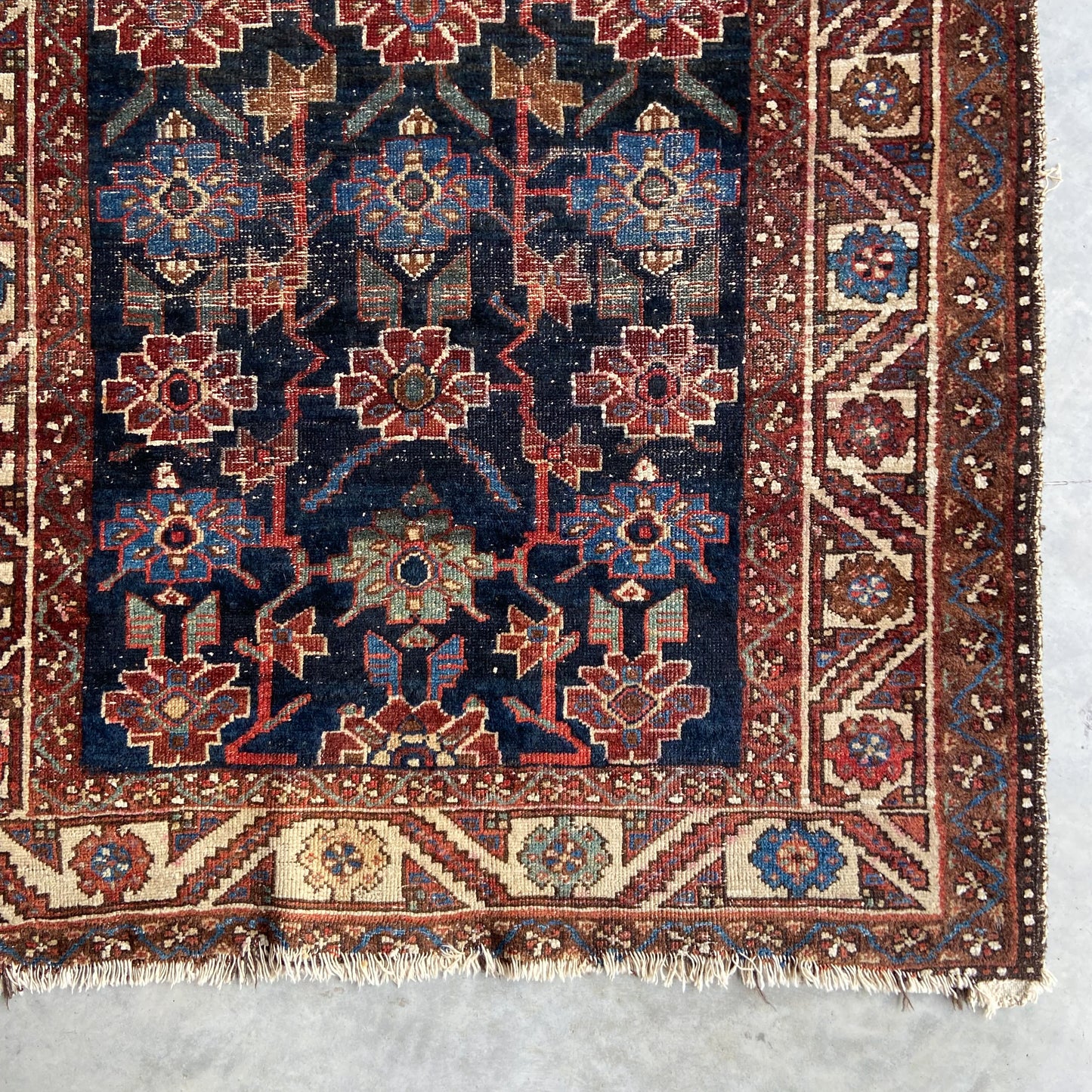 Antique Caucasian Accent Rug #R1275 - 3'6" x 6'3"