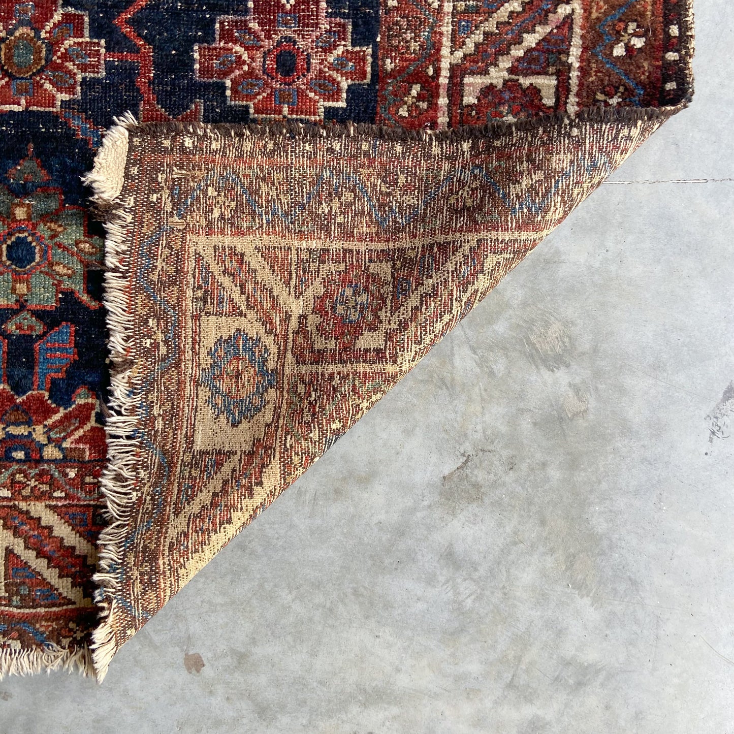 Antique Caucasian Accent Rug #R1275 - 3'6" x 6'3"