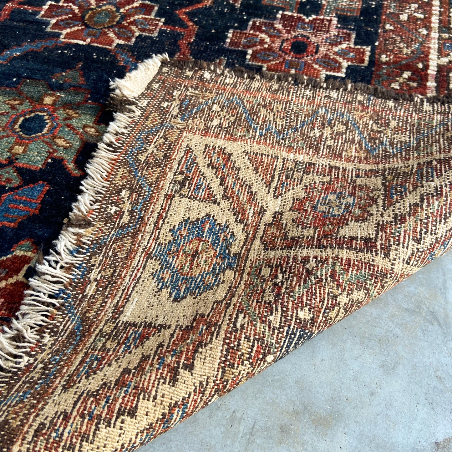 Antique Caucasian Accent Rug #R1275 - 3'6" x 6'3"