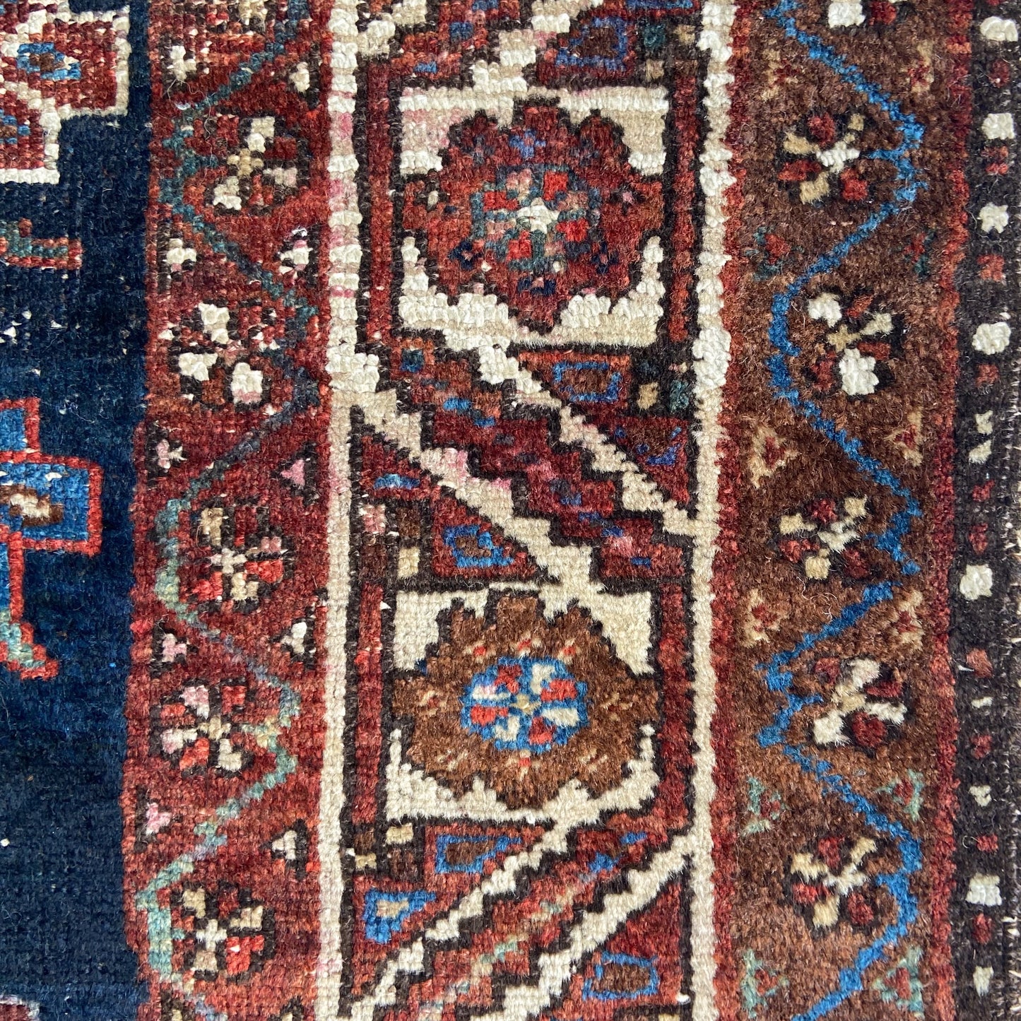 Antique Caucasian Accent Rug #R1275 - 3'6" x 6'3"