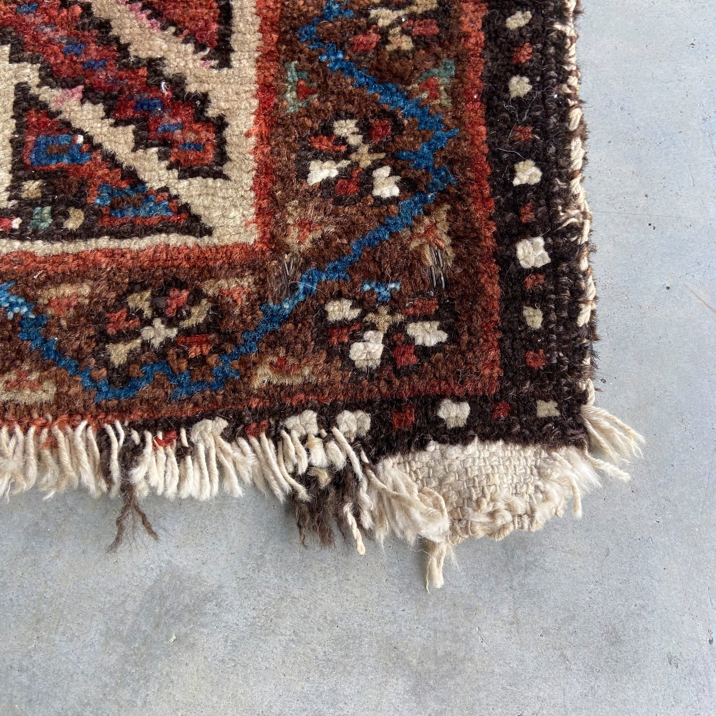Antique Caucasian Accent Rug #R1275 - 3'6" x 6'3"
