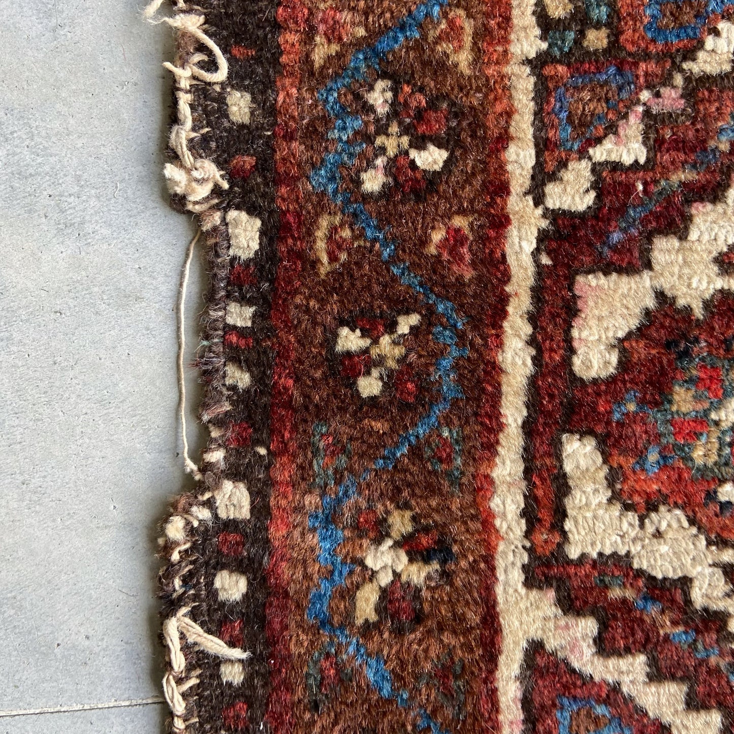 Antique Caucasian Accent Rug #R1275 - 3'6" x 6'3"