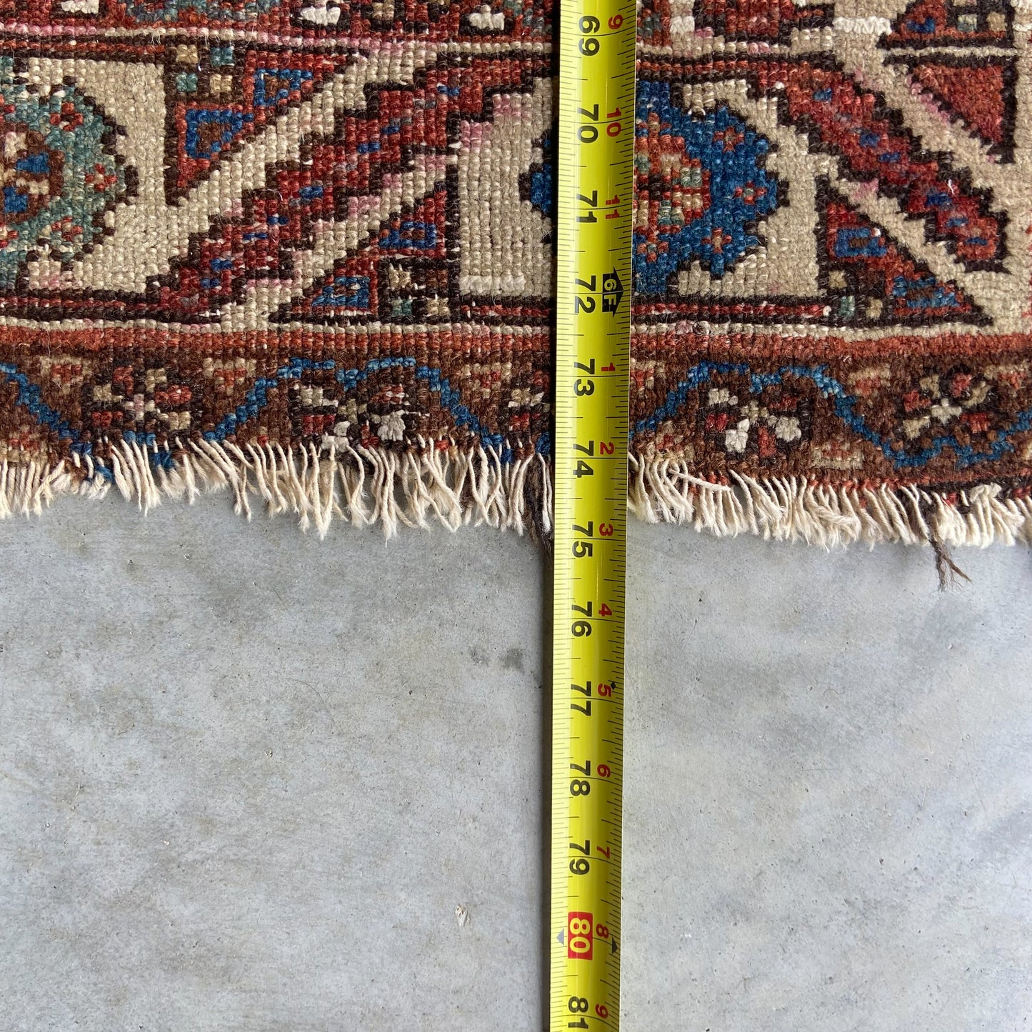 Antique Caucasian Accent Rug #R1275 - 3'6" x 6'3"