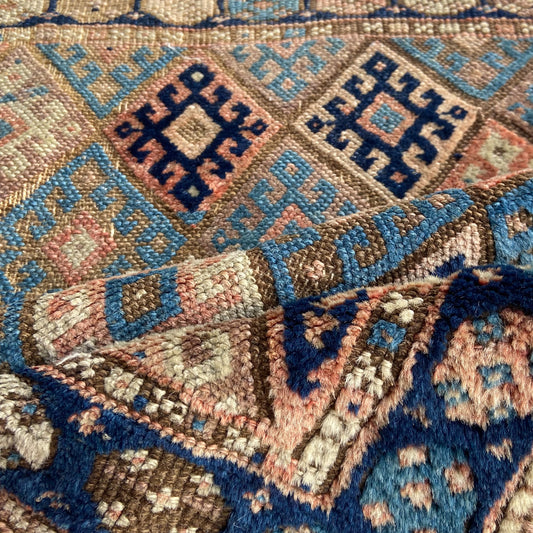Antique Kurdish Bag Face #R1279 - 2'1" x 2'
