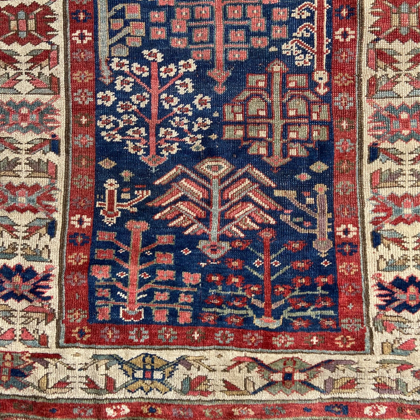 Antique Caucasian Runner #R1281 - 3'2" x 10'10"