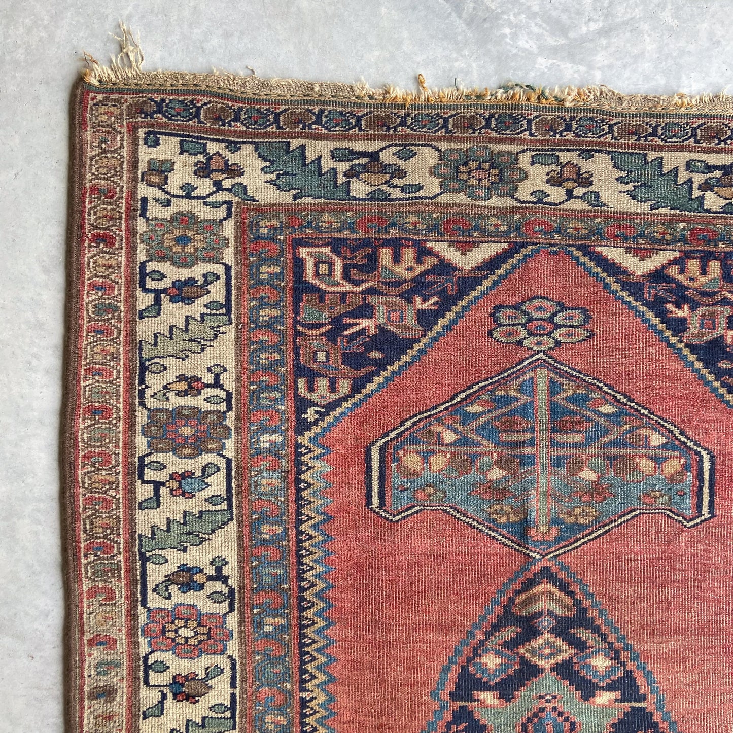 Early Antique Bidjar Area Rug #R1284 - 4'5" x 7'3"