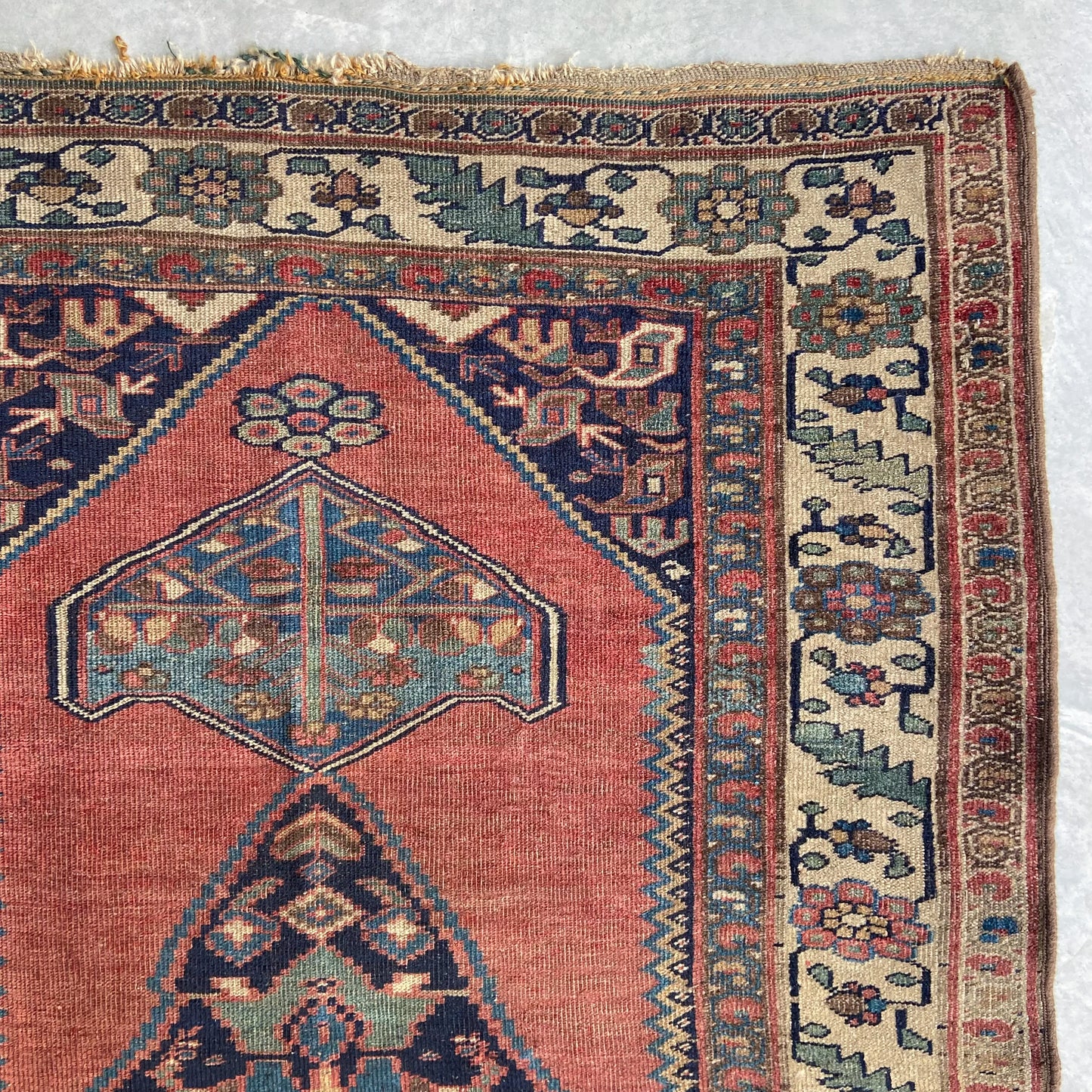 Early Antique Bidjar Area Rug #R1284 - 4'5" x 7'3"