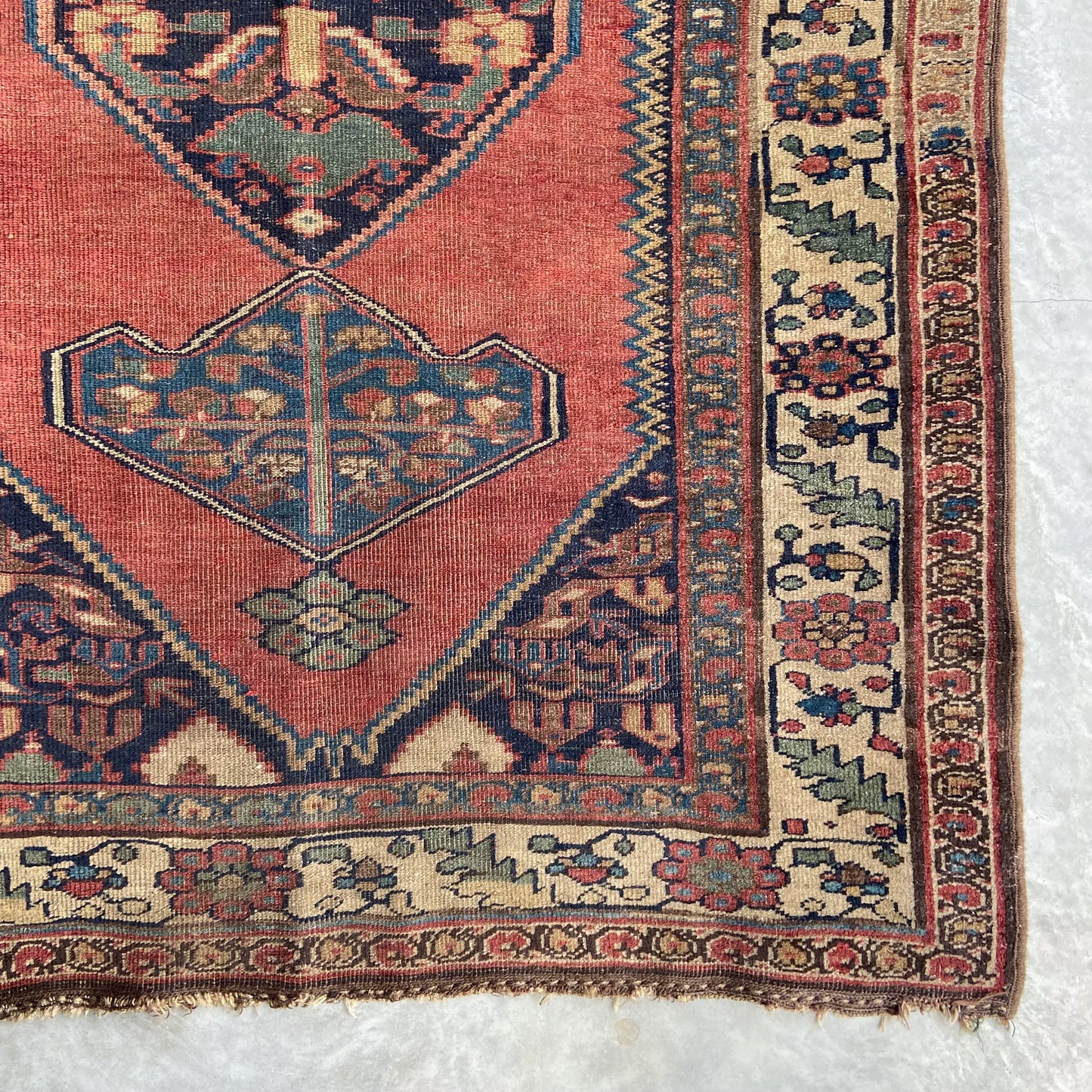 Early Antique Bidjar Area Rug #R1284 - 4'5" x 7'3"