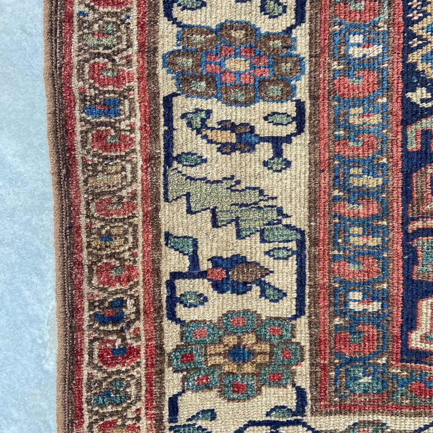 Early Antique Bidjar Area Rug #R1284 - 4'5" x 7'3"