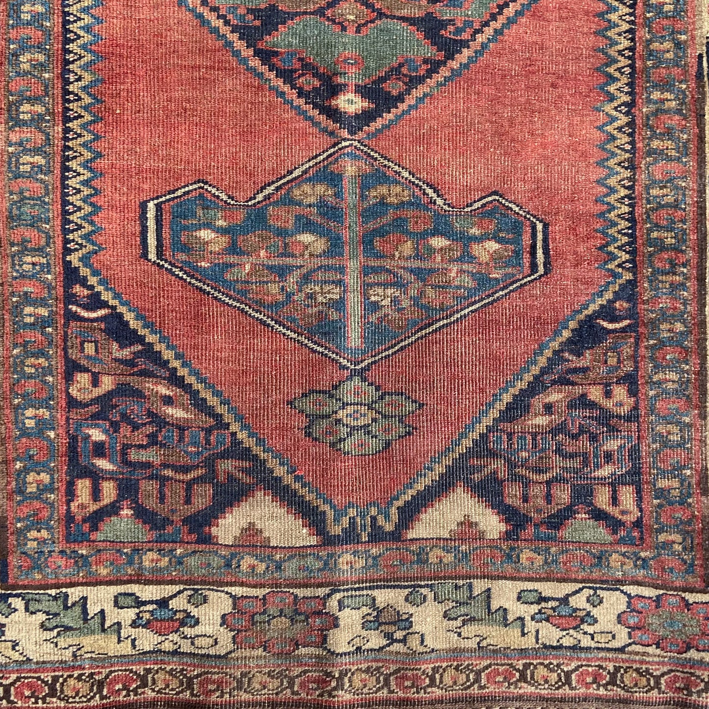 Early Antique Bidjar Area Rug #R1284 - 4'5" x 7'3"